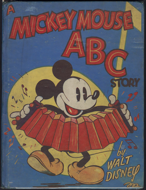Aprendiendo el abecedario, con Mickey Mouse