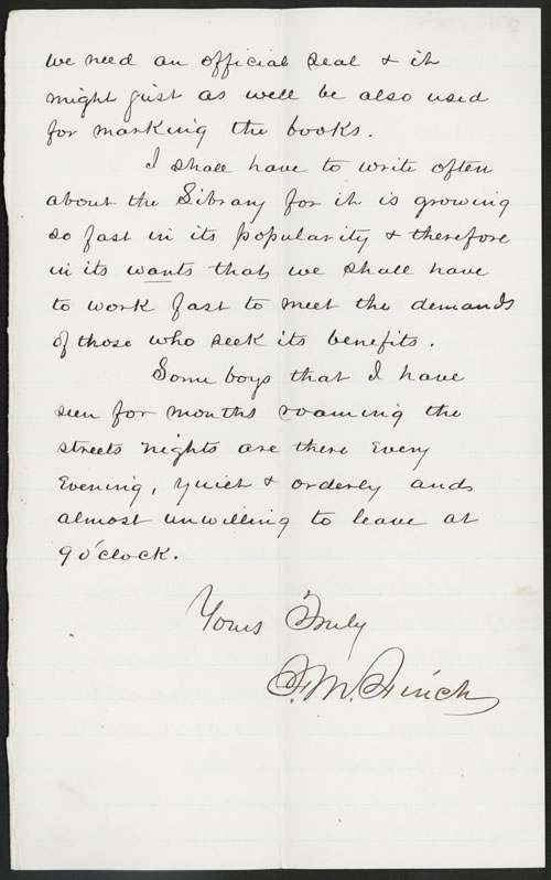 Letter from Francis Miles Finch to Ezra Cornell, January 4, 1867