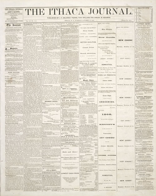 The Ithaca Journal, October 11, 1868